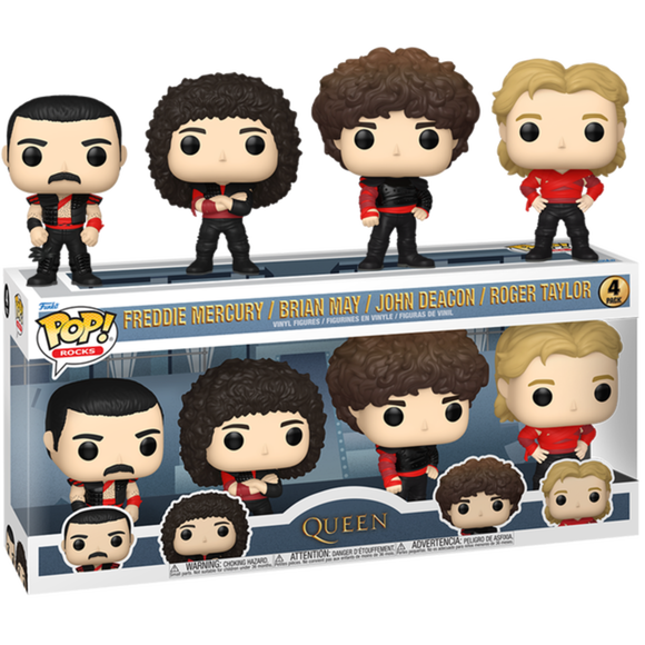 Queen Radio Gaga Funko Pop 4 Pack