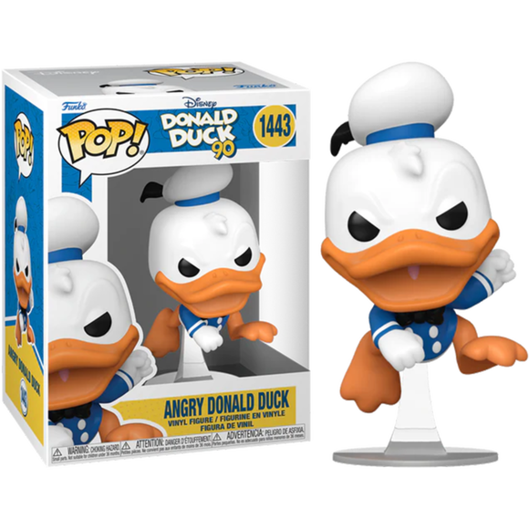 Disney Donald Duck 90th Anniversary Angry Donald Duck Funko Pop # 1443