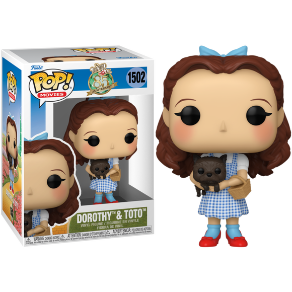 The Wizard of Oz 85th Anniversary Dorothy & Toto Funko Pop #1502