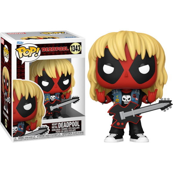 Marvel Heavy Metal Deadpool Funko Pop #1343