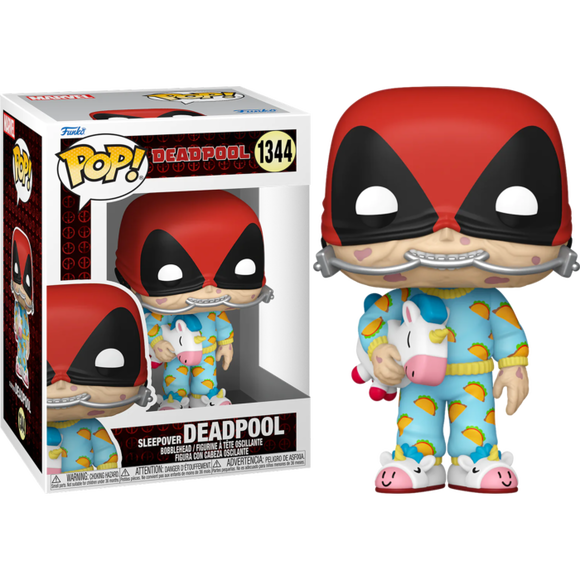 Marvel Sleepover Deadpool Funko Pop #1344