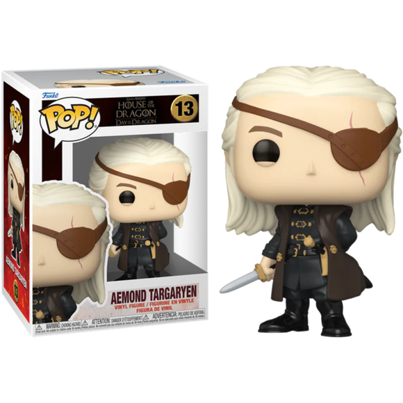 Game of Thrones House of the Dragon Aemond Targaryen w/chance of chase Funko Pop #13