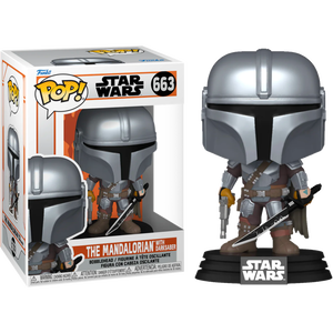 Star Wars The Mandalorian with Darksaber Funko Pop #663