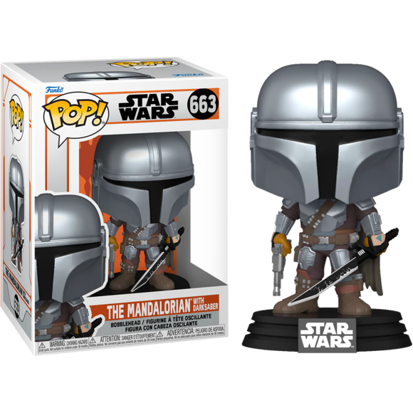 Star Wars The Mandalorian with Darksaber Funko Pop #663