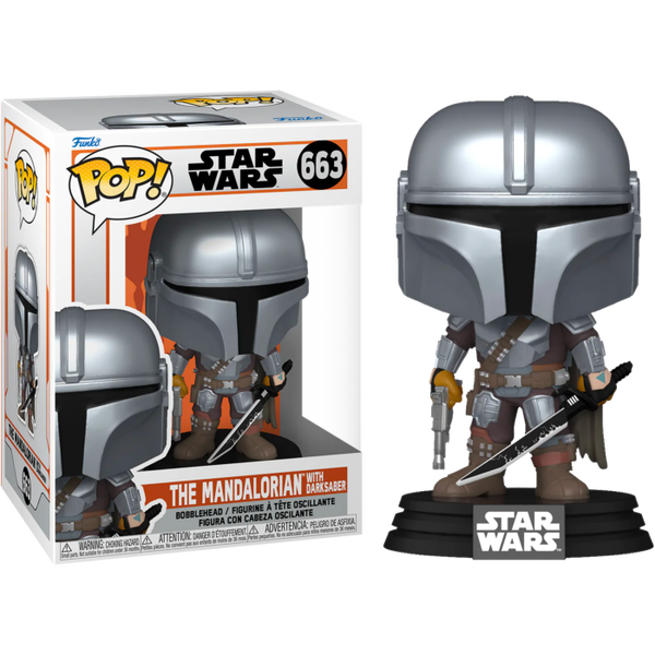 Star Wars The Mandalorian with Darksaber Funko Pop #663 – Titan Pops