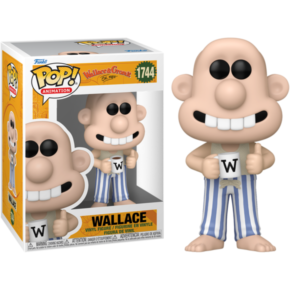 Wallace & Gromit Vengeance Most Fowl Wallace in Pyjamas Funko Pop #1744