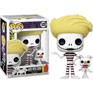 Disney The Nightmare before Christmas Jack Skellington with Zero at the beach Funko Pop #1470