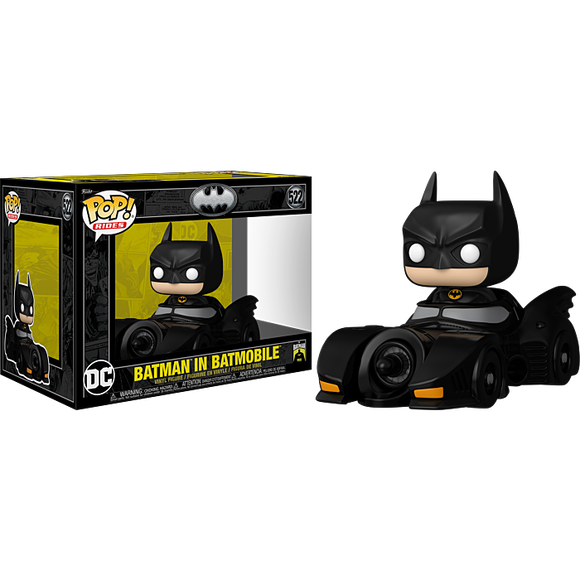 DC Batman 85th Anniversary Batman in Batmobile Funko Pop #522