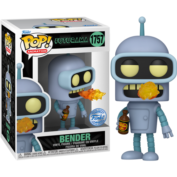 Futurama Bender with Fire Funko Pop #1757