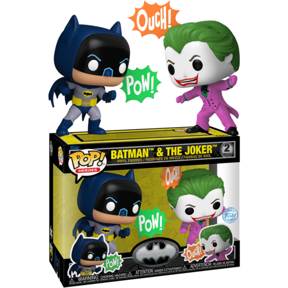 DC Batman 85th Anniversary Batman & The Joker Funko Pop 2 Pack