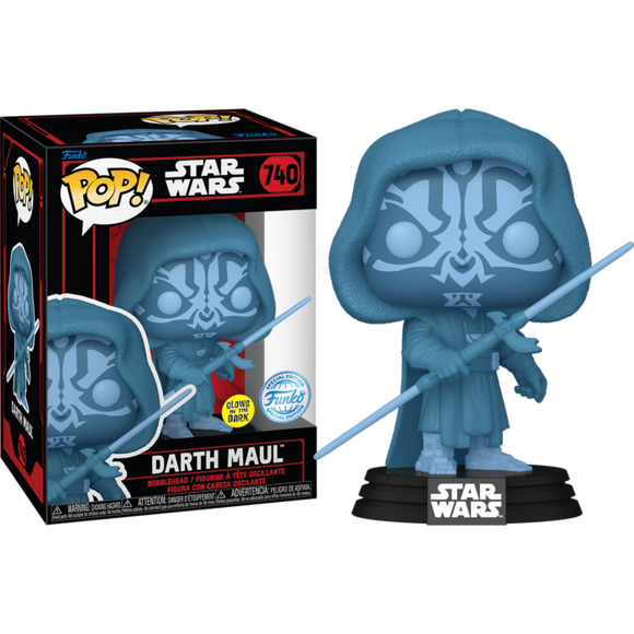 Star Wars Dark Side Darth Maul GITD Funko Pop #740