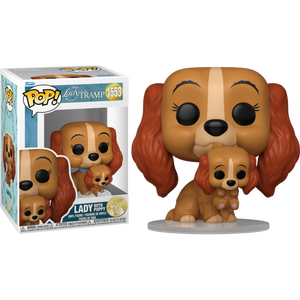 Disney Lady & the Tramp Lady with Puppy Funko Pop #1553