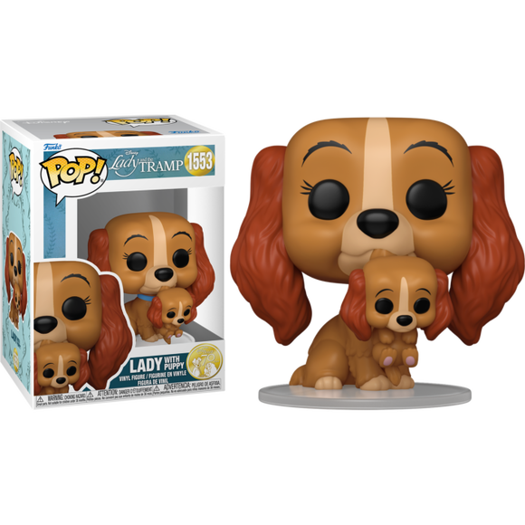 Disney Lady & the Tramp Lady with Puppy Funko Pop #1553