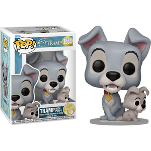 Disney Lady & the Tramp Tramp with Puppy Funko Pop #1554