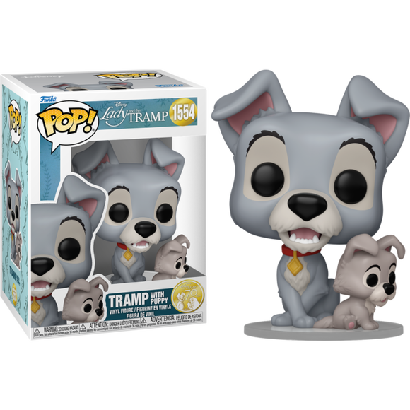 Disney Lady & the Tramp Tramp with Puppy Funko Pop #1554