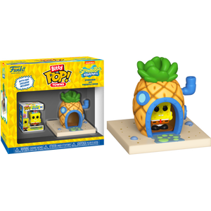 Spongebob Squarepants and Pineapple House Bitty Pop Town