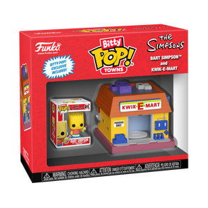 The Simpsons Bart Simpson & Kwik-E-Mart Bitty Pop Town