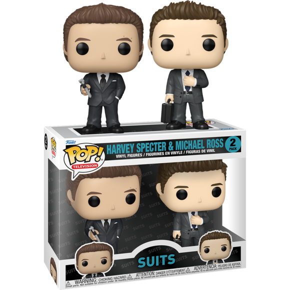 Suits Harvey Specter & Michael Ross Funko Pop 2 Pack