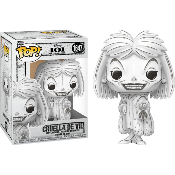 Disney Sketched Cruella De Vil Funko Pop #1647
