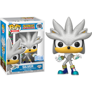 Sonic The Hedgehog Silver Diamond Glitter Funko Pop #1103