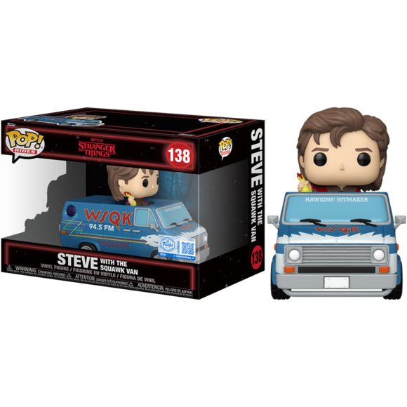 Stranger Things Series 5 Steve with the Squawk Van Funko Pop #138