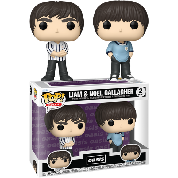 Oasis Liam & Noel Gallagher 2 pack Funko Pop – Titan Pops