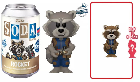 Marvel Guardians of the Galaxy Rocket Funko Soda Figure