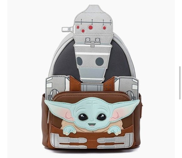 Star Wars Loungefly The Child and IG11 Mini Backpack