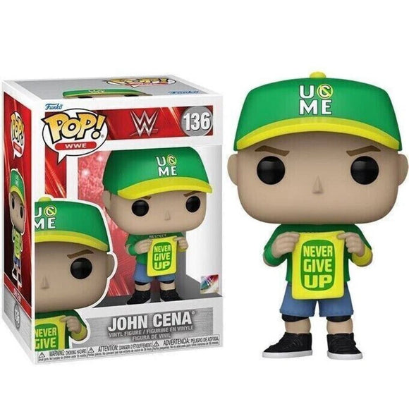WWE John Cena Never Give Up Funko Pop #136
