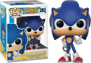 Sonic The Hedgehog Sonic with Ring Funko Pop #283