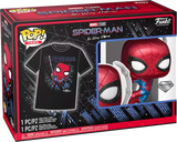 Marvel Spiderman No Way Home Swinging Spiderman Diamond Glitter Funko Pop & Tee Set #1160