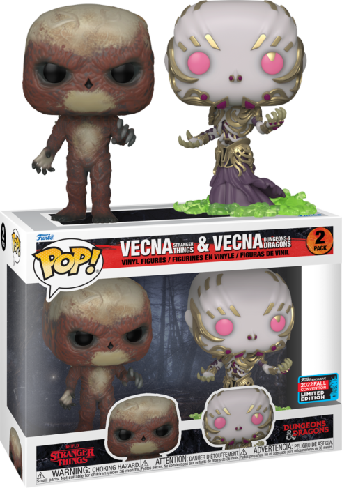 Stranger Things & Dungeons & Dragons Vecna 2 Pack Exclusive Pops