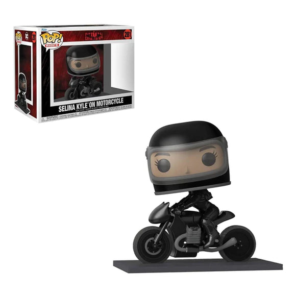 The Batman Selina Kyle (Catwoman) on Motorcycle Funko Pop #281