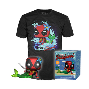 Marvel Mermaid Deadpool Funko Pop & Tee Set #321