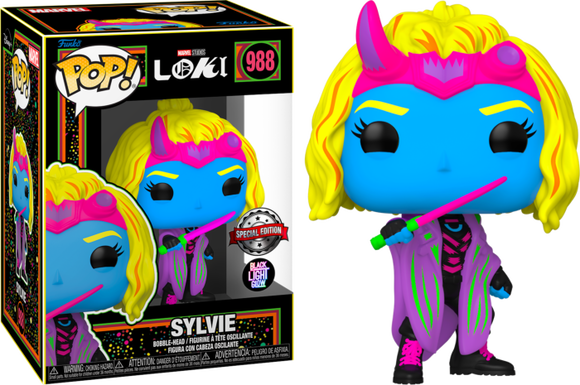 Loki Sylvie Black Light Funko Pop #988