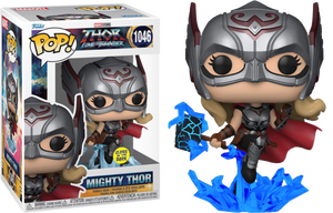 Marvel Thor 4 Love & Thunder Mighty Thor GITD Funko Pop #1046
