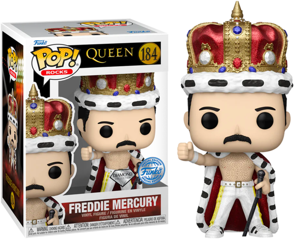 Queen Freddie Mercury King Diamond Glitter Funko Pop #184