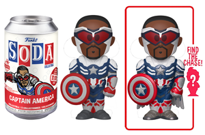 The Falcon & Winter Soldier Captain America Funko Soda Figure