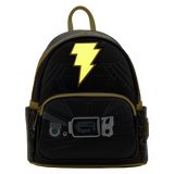 DC Loungefly Black Adam Light Up Mini Backpack