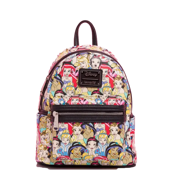 Disney Loungefly Princess Print Mini Backpack