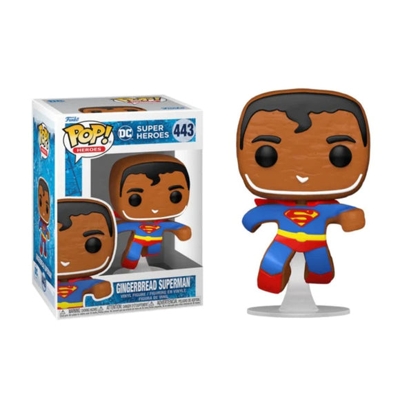 DC Gingerbread Superman Funko Pop #443