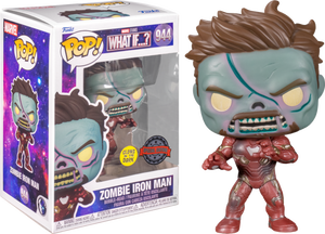 Marvel What If Zombie Iron Man Glow in the Dark Funko Pop #944