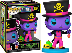 Disney Villains The Princess & The Frog Dr. Facilier Black Light Funko Pop #1084