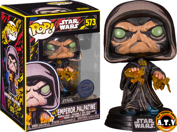 Star Wars Retro Series Emperor Palpatine Pop #573