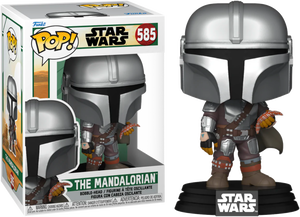 Star Wars Book of Boba Fett The Mandalorian with Pouch Funko Pop #585
