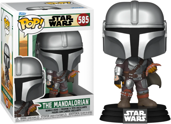Star Wars Book of Boba Fett The Mandalorian with Pouch Funko Pop