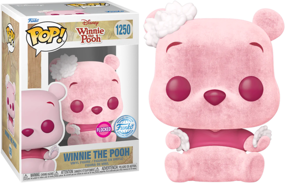 Disney Winnie the Pooh Cherry Blossom Flocked Funko Pop #1250